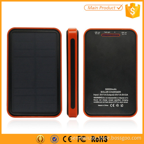 Solar kit waterproof solar power bank 10000mah for iphone 5s mobile phones